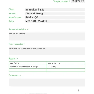 Alternative view of Dianabol – Pharmaqo Labs [100tabs/10mg]