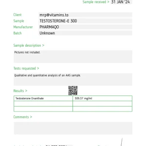 Alternative view of Testosterone-E 300 – Pharmaqo Labs