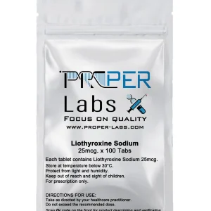 Alternative view of T3 – Proper Labs [100tab/25mcg]