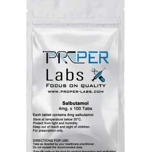 Alternative view of Salbutamol – Proper Labs [100Tabs/4mg]