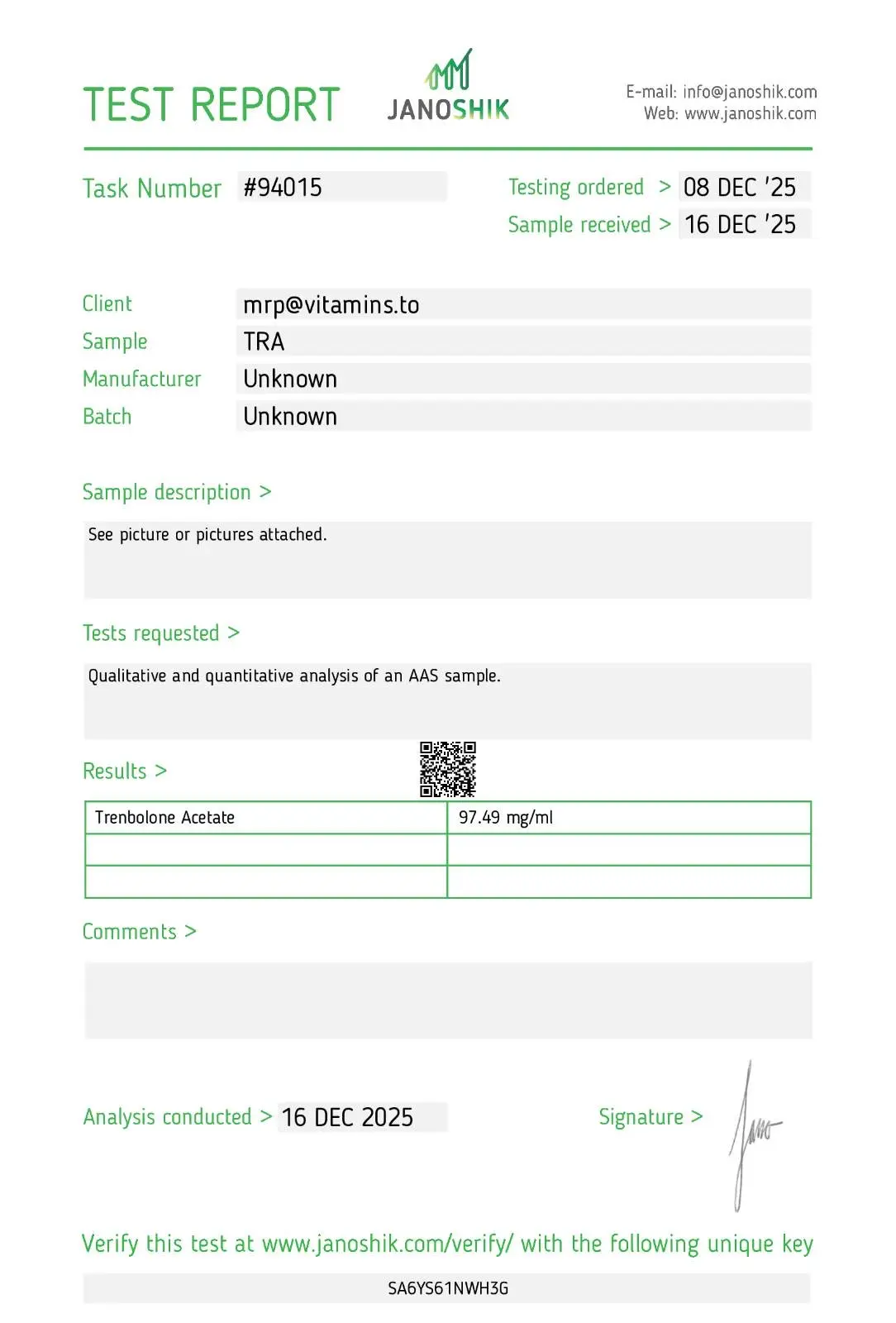 Trenabolone Ace. – Pharmaqo Labs – Image 10