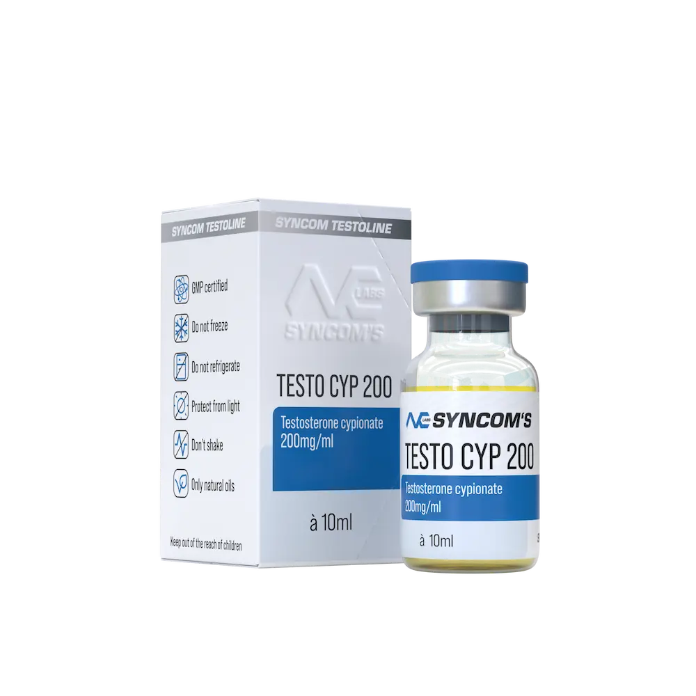 Testo Cyp 200 – Testosterone Cypionate | Syncom Labs
